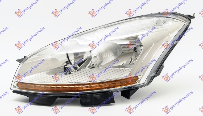 FAR ELEKTRICNI ZUTI MIGAVAC (SA MOTOROM) (TYC) CITROEN C4 PICASSO/GRAND PICASSO 2007-2014 (UD/UA)