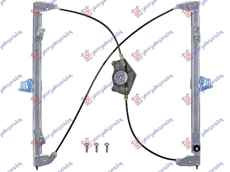 PODIZAC PREDNJEG PROZORA ELEKTRICNI (BEZ MOTORA) (A KVALITET) CITROEN C4 PICASSO/GRAND PICASSO 2007-2014 (UD/UA)