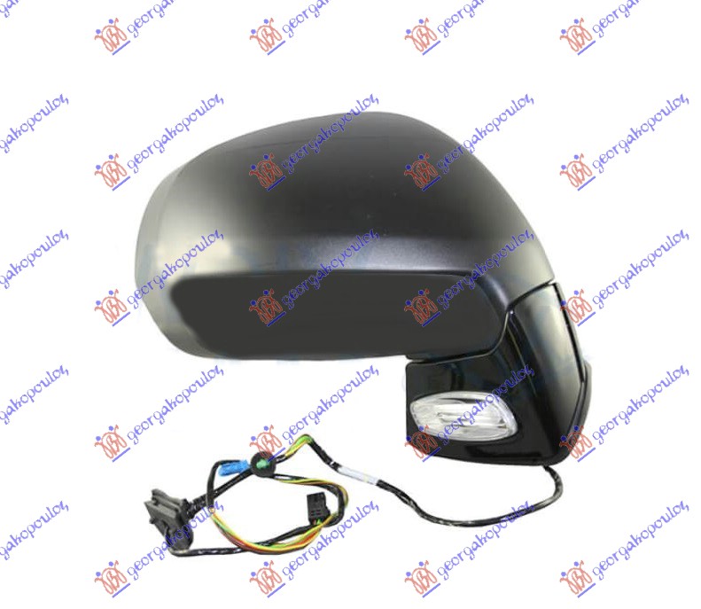 RETROVIZOR ELEKTRICNI SA GREJACEM PM (MIGAVAC) (SENZOR) (A KVALITET) CITROEN C4 PICASSO/GRAND PICASSO 2007-2014 (UD/UA)