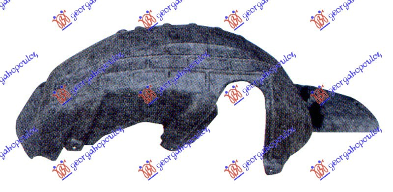 ZADNJE POTKRILO PLASTICNO FORD FIESTA 2008-2013 (CB1/JHJD)