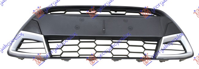 CENTRALNA RESETKA CRNA/SREBRNA (SPORT) FORD FIESTA 2008-2013 (CB1/JHJD)