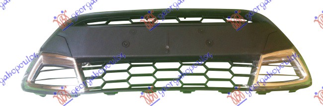 CENTRALNA RESETKA CRNA/HROM (SPORT) FORD FIESTA 2008-2013 (CB1/JHJD)