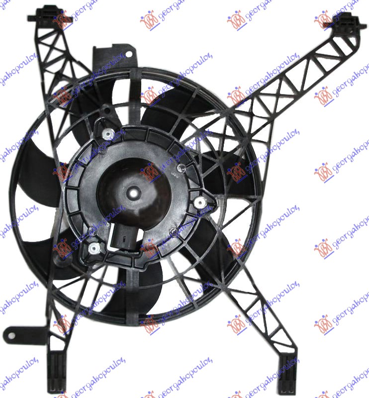 VENTILATOR KOMPLET (BENZIN/DIZEL) (-AC) FORD FIESTA 2008-2013 (CB1/JHJD)