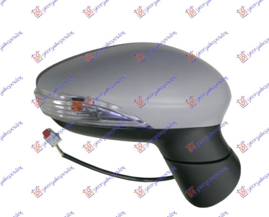 RETROVIZOR ELEKTRICNI PM (MIGAVAC) (KONVEKSNO STAKLO) FORD FIESTA 2008-2013 (CB1/JHJD)