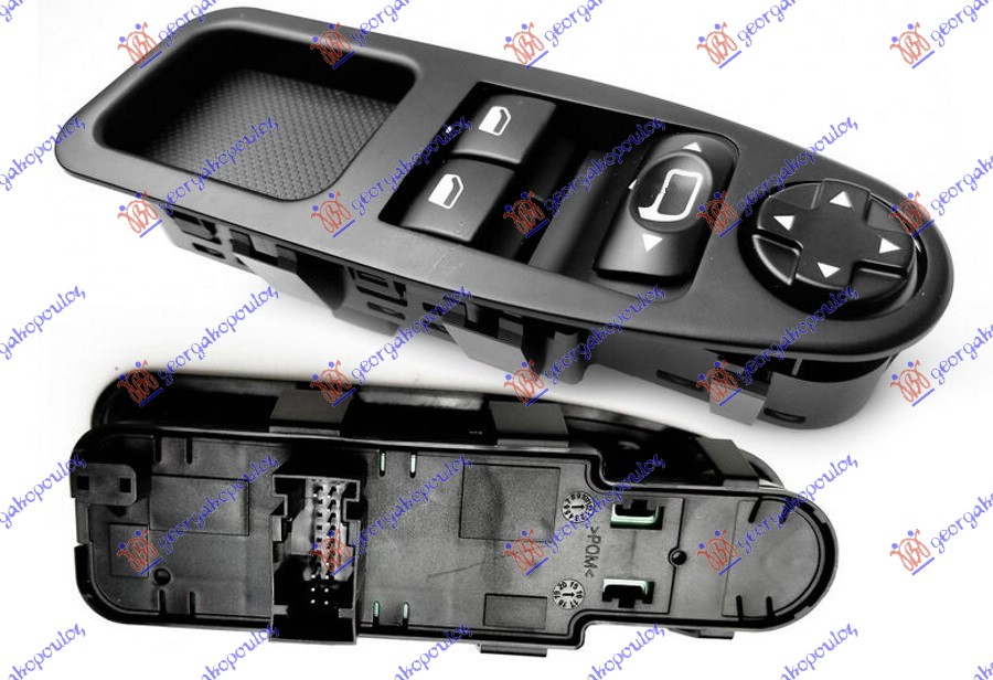 PREKIDAC U PREDNJIM VRATIMA (2 TASTERA) (12 PIN) CITROEN JUMPY 2007-2016 (VF7)
