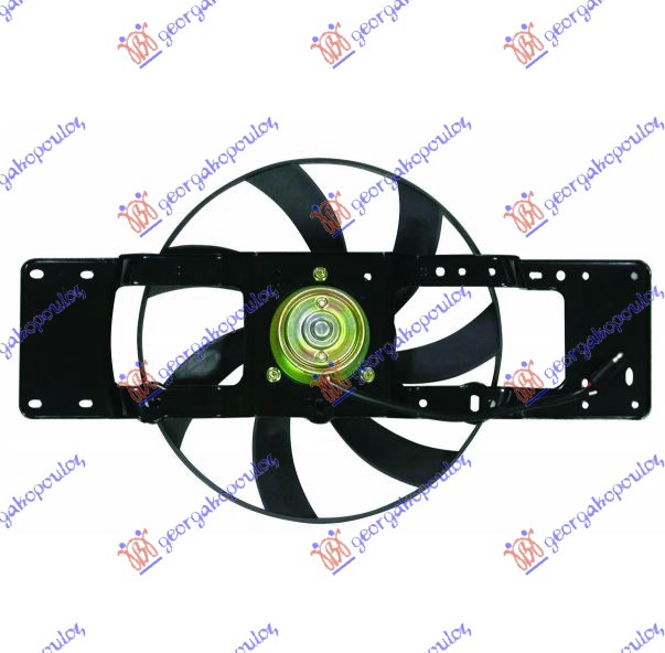 VENTILATOR HLADNJAKA KOMPLET (BENZIN) (-AC) (30cm) RENAULT CLIO I 1990-1994 (B C57/5 357)