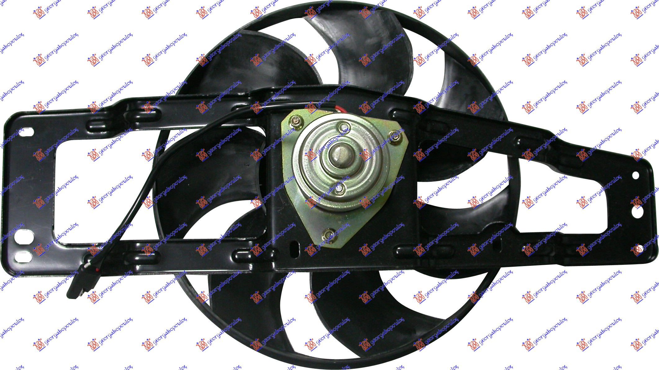 VENTILATOR HLADNJAKA KOMPLET (1.2 BENZIN) (-AC) RENAULT TWINGO 1992-1998 (C06)