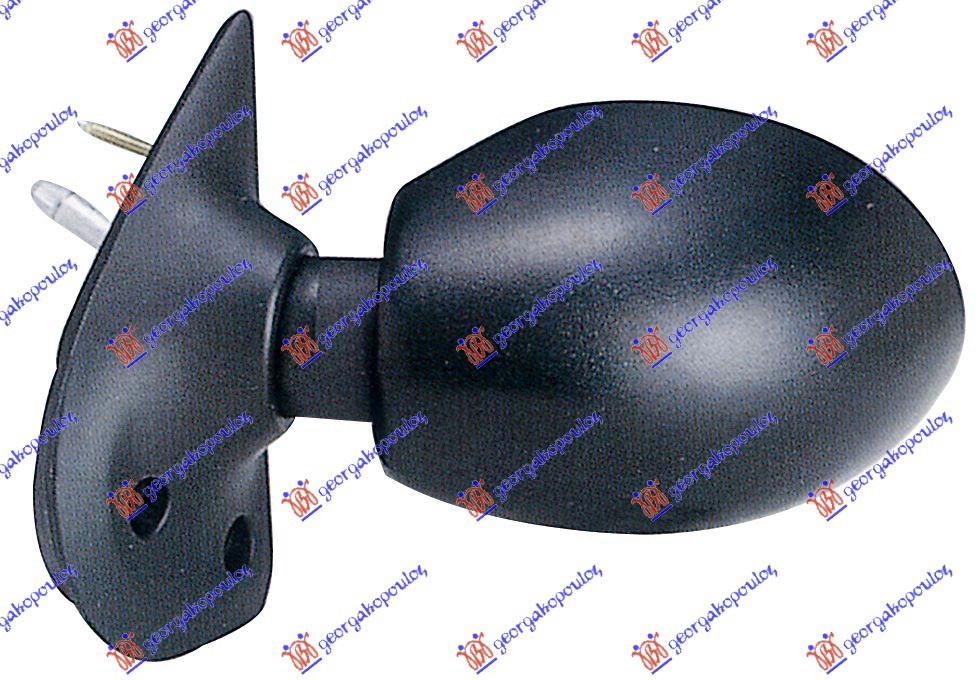 RETROVIZOR MEHANICKI SA RUCICOM (RAVNO STAKLO) RENAULT TWINGO 2000-2007 (C06)
