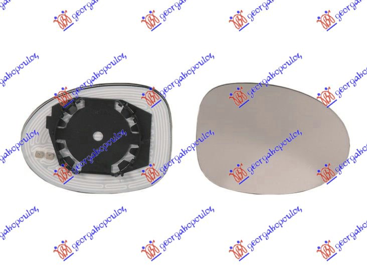 STAKLO RETROVIZORA SA GREJACEM RENAULT TWINGO 1992-1998 (C06)