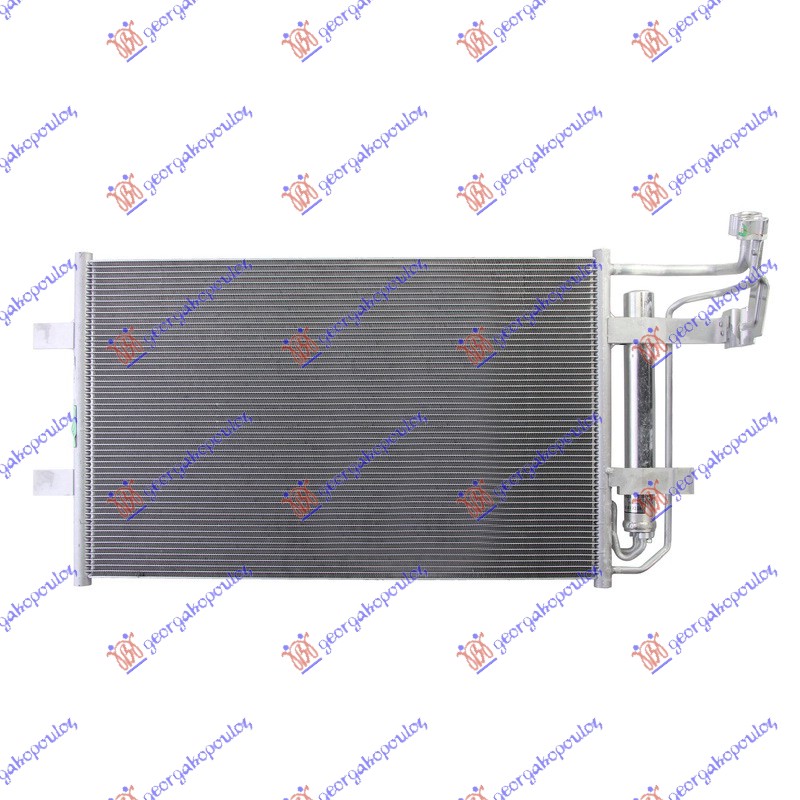 HLADNJAK KLIME 1.8/2.0i 16V (580x350) 09- MAZDA 5 2005-2010 (CR)