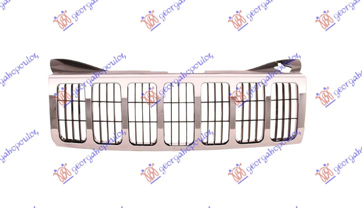 PVC MASKA KOMPLET HROM JEEP GRAND CHEROKEE 2005-2008 (WH/WK)
