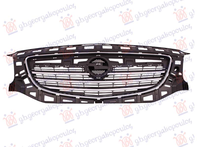 PVC MASKA KOMPLET (CRNA SA HROM LAJSNAMA) (BEZ GORNJE HROM LAJSNE) OPEL INSIGNIA 2008-2013 (G09)