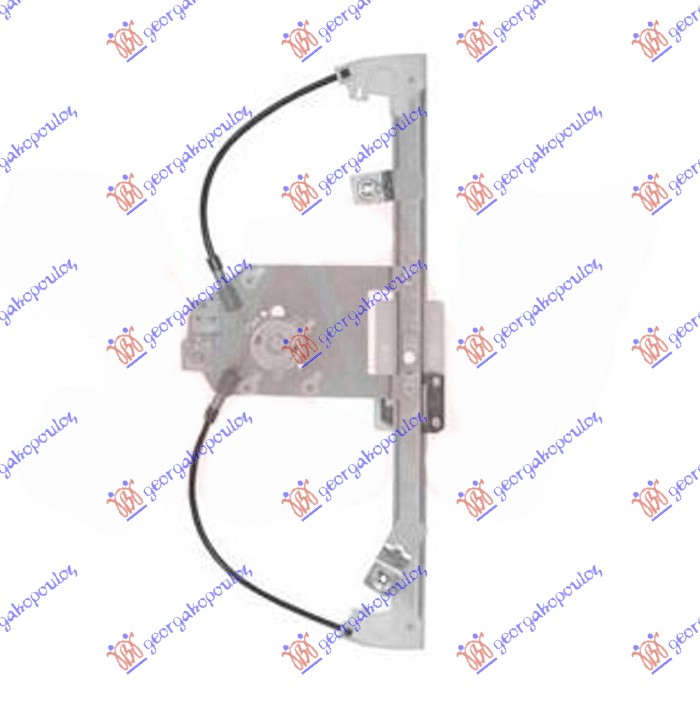 PODIZAC ZADNJEG PROZORA ELEKTRICNI (BEZ MOTORA) OPEL INSIGNIA 2008-2013 (G09)