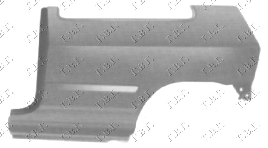 ZADNJI BLATOBRAN 3 VRATA RENAULT CLIO I 1994-1995 (B C57/5 357)