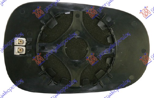 STAKLO RETROVIZORA SA GREJACEM (ASFERICNO) RENAULT MEGANE SCENIC 1996-1999 (JA0/JA1)