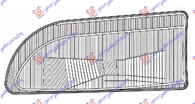STAKLO FARA RENAULT 19 1992-1995 (D53/853/B/C53)