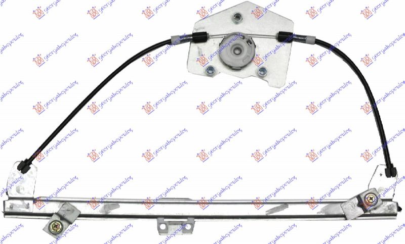 PODIZAC PREDNJEG PROZORA ELEKTRICNI (BEZ MOTORA) PEUGEOT 406 SDN 1996-2005 (8C/8E/8F)