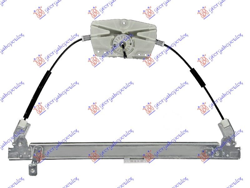 PODIZAC PREDNJEG PROZORA ELEKTRICNI (BEZ MOTORA) COMFORT 1999- PEUGEOT 406 SDN 1996-2005 (8C/8E/8F)