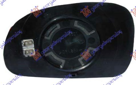 STAKLO RETROVIZORA SA GREJACEM PLAVO 1999- (KONVEKSNO) PEUGEOT 406 SDN 1996-2005 (8C/8E/8F)