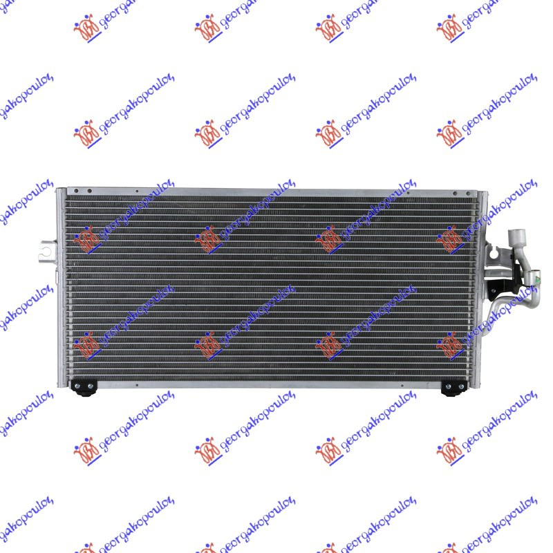 HLADNJAK KLIME 1.3cc 12V/1.6/1.8cc 16V (610x310) MITSUBISHI LANCER 1995-1997 (CK1/CJ)