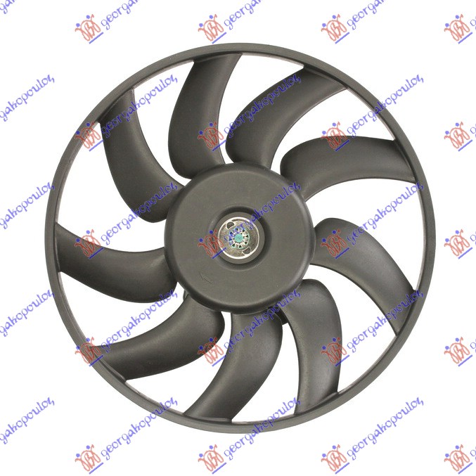VENTILATOR KLIME (MOTOR+ELISA) (BENZIN/DIZEL) (35cm) AUDI Q3 2014-2018 (8UB/8UG)