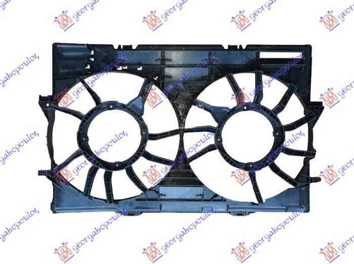 NOSAC DUPLOG VENTILATORA (3.0 TFSI BENZIN - 3.0 TDI DIZEL) AUDI A4 2011-2015 (8KH/8K2/8K5)