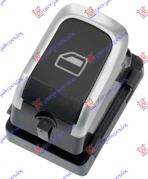 PREKIDAC U PREDNJIM/ZADNJIM VRATIMA HROM/CRNI (4 PIN) AUDI A6 2014-2018  (4GH/4GJ/4G2/4GC/4G5/4GD)