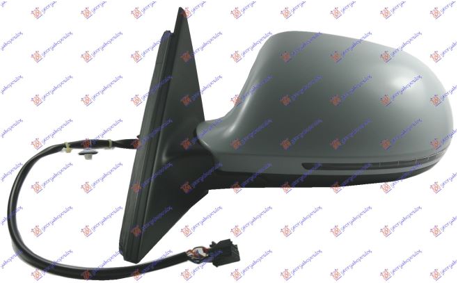 RETROVIZOR ELEKTRICNI SA GREJACEM PM (MIGAVAC) -2010 (6 PIN) (ASFERICNO STAKLO) AUDI A4 2007-2011 (8KH/8K2/8K5)