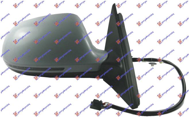 RETROVIZOR ELEKTRICNI SA GREJACEM PM (ELEKTRO-SKLOPIV) (MIGAVAC) (MEMORIJA) -2010 (14 PIN) (ASFERICNO STAKLO) AUDI A4 2007-2011 (8KH/8K2/8K5)
