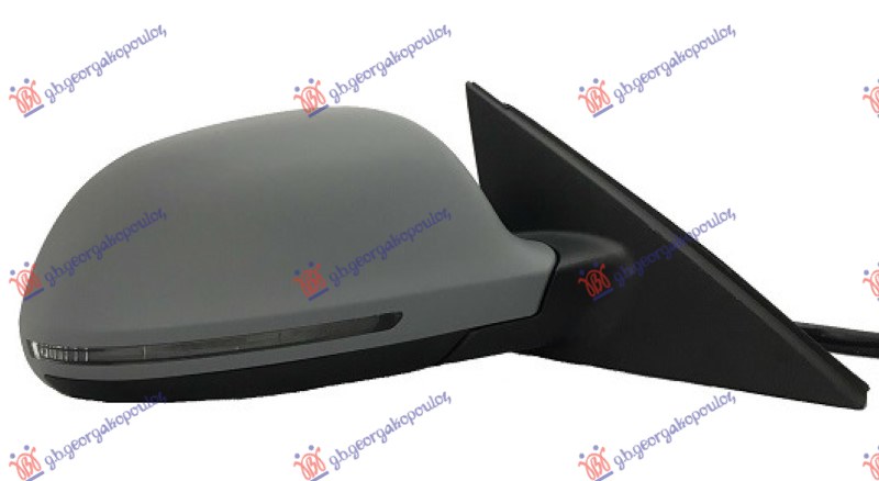 RETROVIZOR ELEKTRICNI SA GREJ. PM (ELEKTRO-SKLOPIV) (MEMORIJA) (MIGAVAC) (MRTAV UGAO) -2010 (14+2 PIN) (KONVEKSNO STAKLO) AUDI A4 2007-2011 (8KH/8K2/8K5)