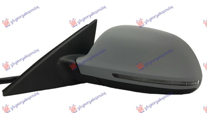 RETROVIZOR ELEKTRICNI SA GREJ. PM (ELEKTRO-SKLOPIV) (MEMORIJA) (MIGAVAC) (MRTAV UGAO) -10 (14+2 PIN) (ASFERICNO STAKLO) AUDI A4 2007-2011 (8KH/8K2/8K5)