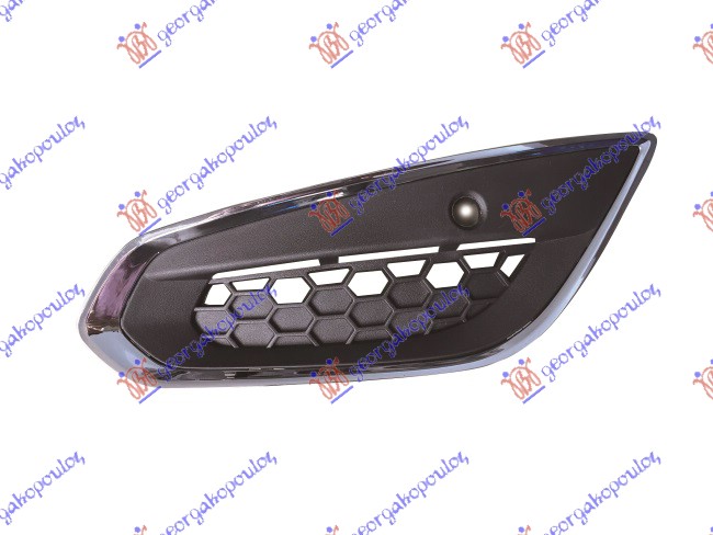 RESETKA PREDNJEG BRANIKA (PDS SENZOR) (HROM OKVIR) VOLVO S60/V60 2010-2013 (155/157/134)