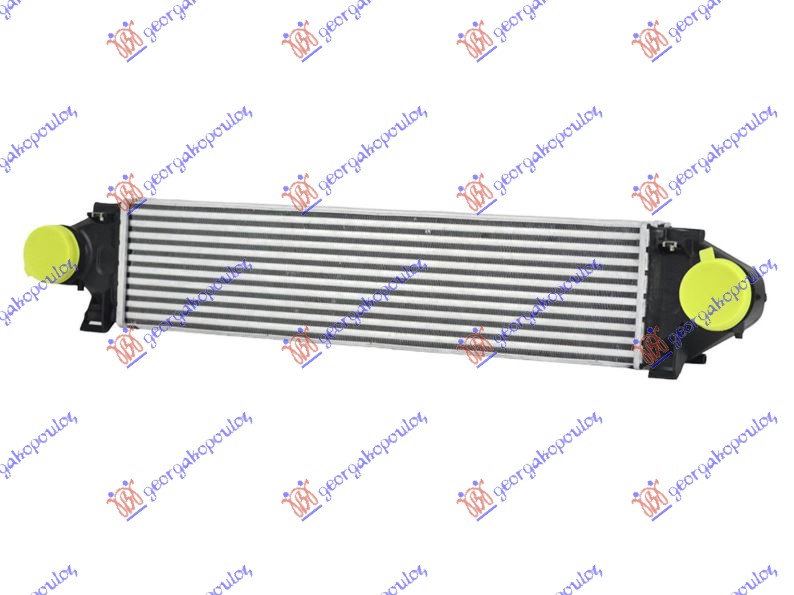 HLADNJAK INTERKULERA 2.0-3.0 GAS - 2.0-2.4 TD (659x147x64) VOLVO S60/V60 2010-2013 (155/157/134)