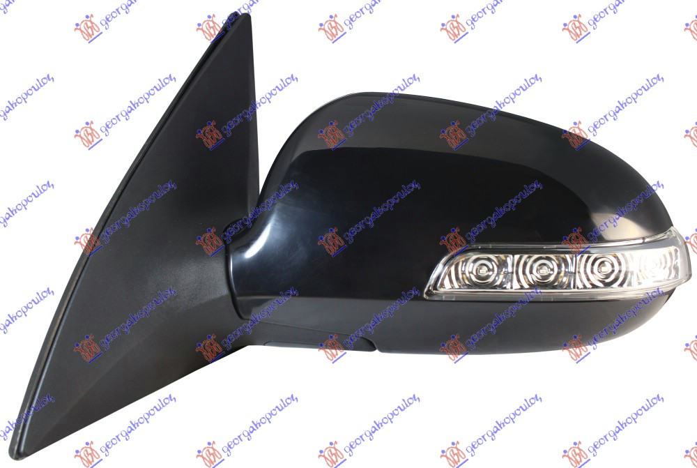 RETROVIZOR ELEKTRICNI SA GREJACEM (MIGAVAC) (KONVEKSNO STAKLO) HYUNDAI i30 2007-2012 (FD)