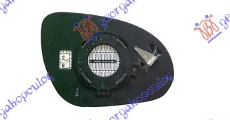 STAKLO RETROVIZORA SA GREJACEM -2011 (KOREJA) (ASFERICNO) HYUNDAI i30 2007-2012 (FD)