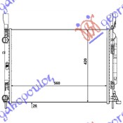 HLADNJAK MOTORA 1.6i 16V 1.5 Dci (-AC) (560x415x23) RENAULT KANGOO 2013-2021 (KW0/KW1)
