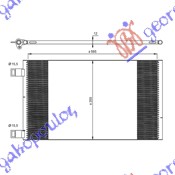 HLADNJAK KLIME 1.6i 16V - 1.5 Dci (575x355x12) RENAULT KANGOO 2013-2021 (KW0/KW1)