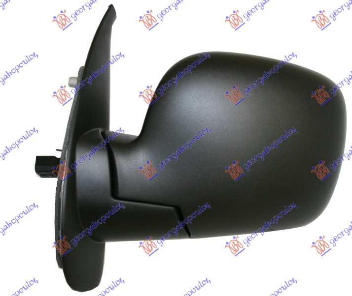RETROVIZOR ELEKTRICNI SA GREJACEM (A KVALITET) (KONVEKSNO STAKLO) RENAULT KANGOO 2008-2013 (KW0/KW1)