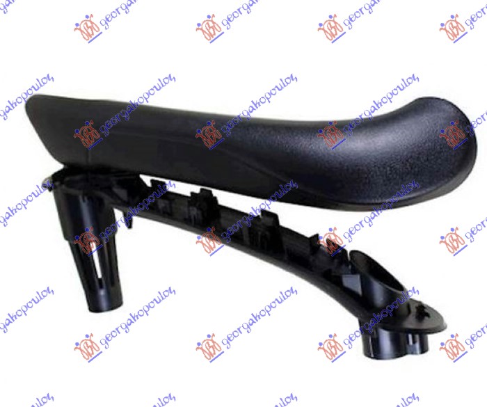 RUKOHVAT PREDNJIH VRATA UNUTRASNJI CRNI RENAULT KANGOO 2013-2021 (KW0/KW1)