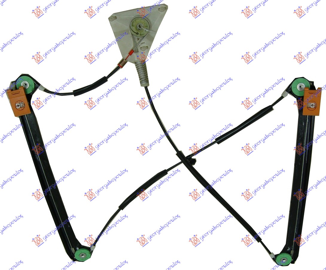 PODIZAC PREDNJEG PROZORA (BEZ MOTORA) 3 VRATA AUDI A3 2008-2012 (8P1/8PA/8P7)