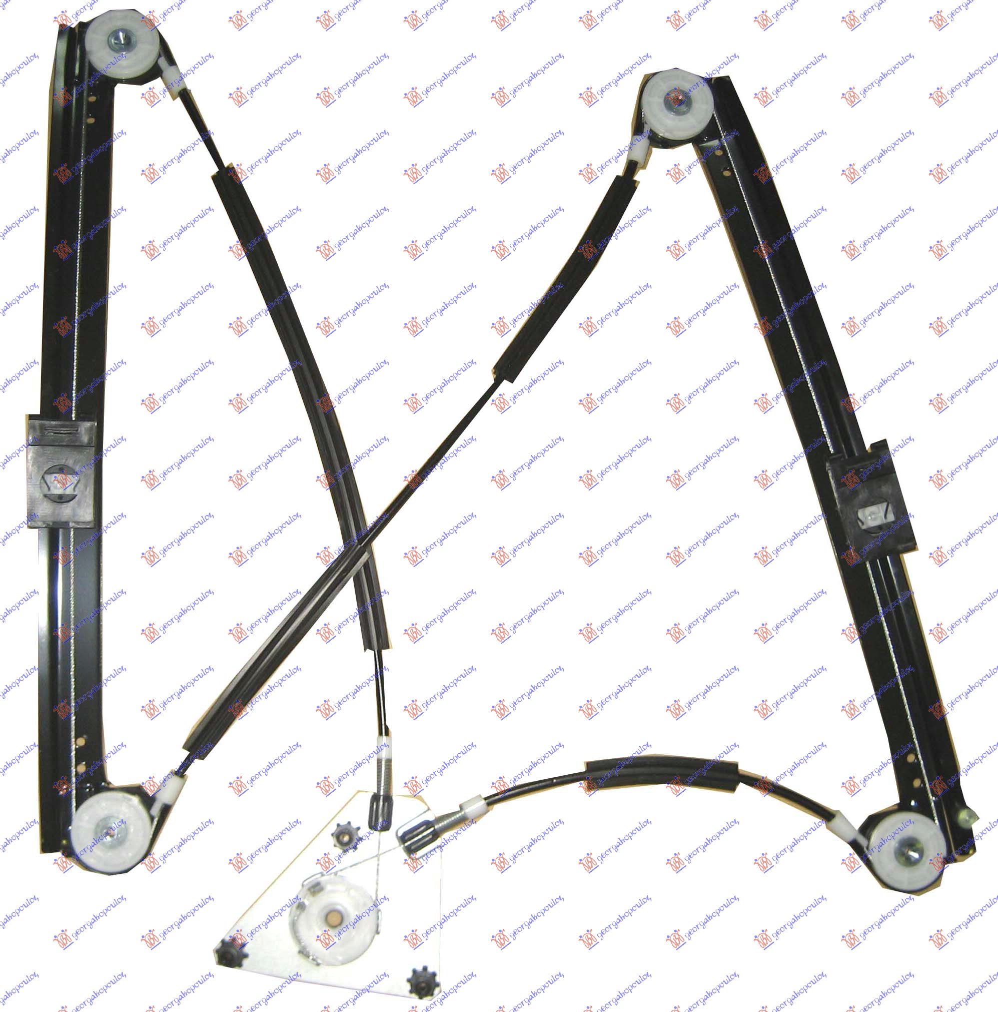 PODIZAC PREDNJEG PROZORA ELEKTRICNI (BEZ MOTORA) 5 VRATA AUDI A3 2008-2012 (8P1/8PA/8P7)