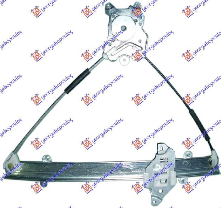 PODIZAC PREDNJEG PROZORA ELEKTRICNI (BEZ MOTORA) MITSUBISHI OUTLANDER 2003-2007 (CUW)