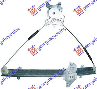 PODIZAC PREDNJEG PROZORA ELEKTRICNI (BEZ MOTORA) MITSUBISHI OUTLANDER 2003-2007 (CUW)