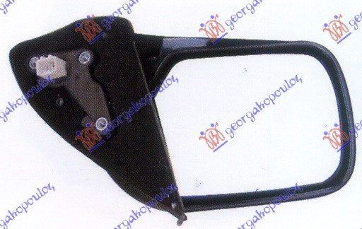 RETROVIZOR ELEKTRICNI CRNI MITSUBISHI OUTLANDER 2003-2007 (CUW)
