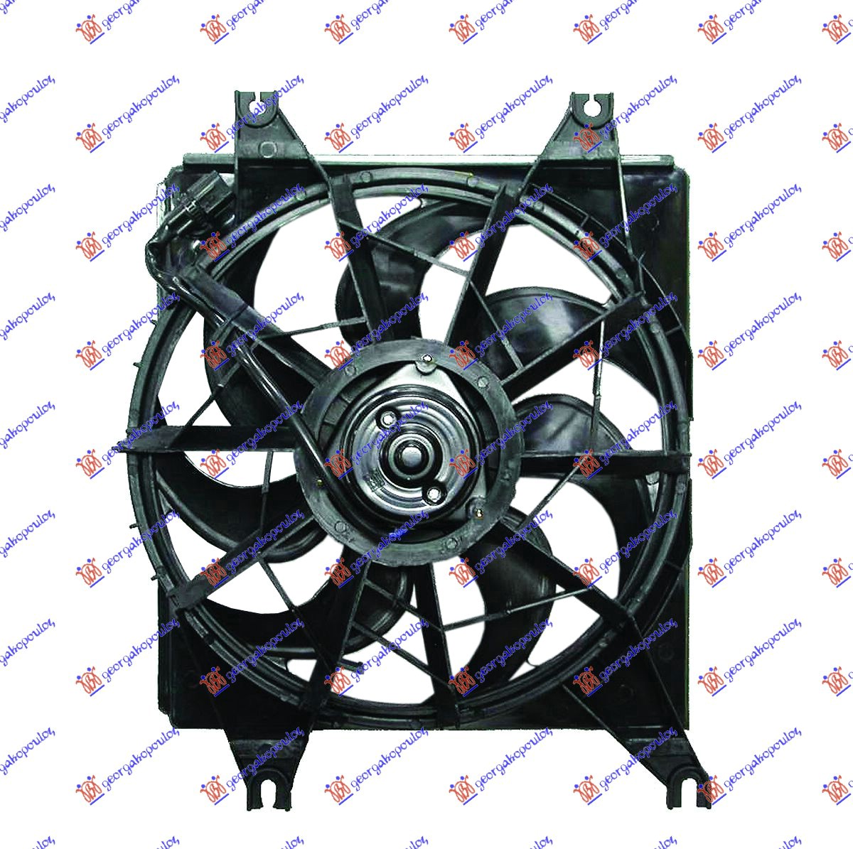 VENTILATOR HLADNJAKA KOMPLET (BENZIN) HYUNDAI ACCENT SDN 1994-1997 (X-3)