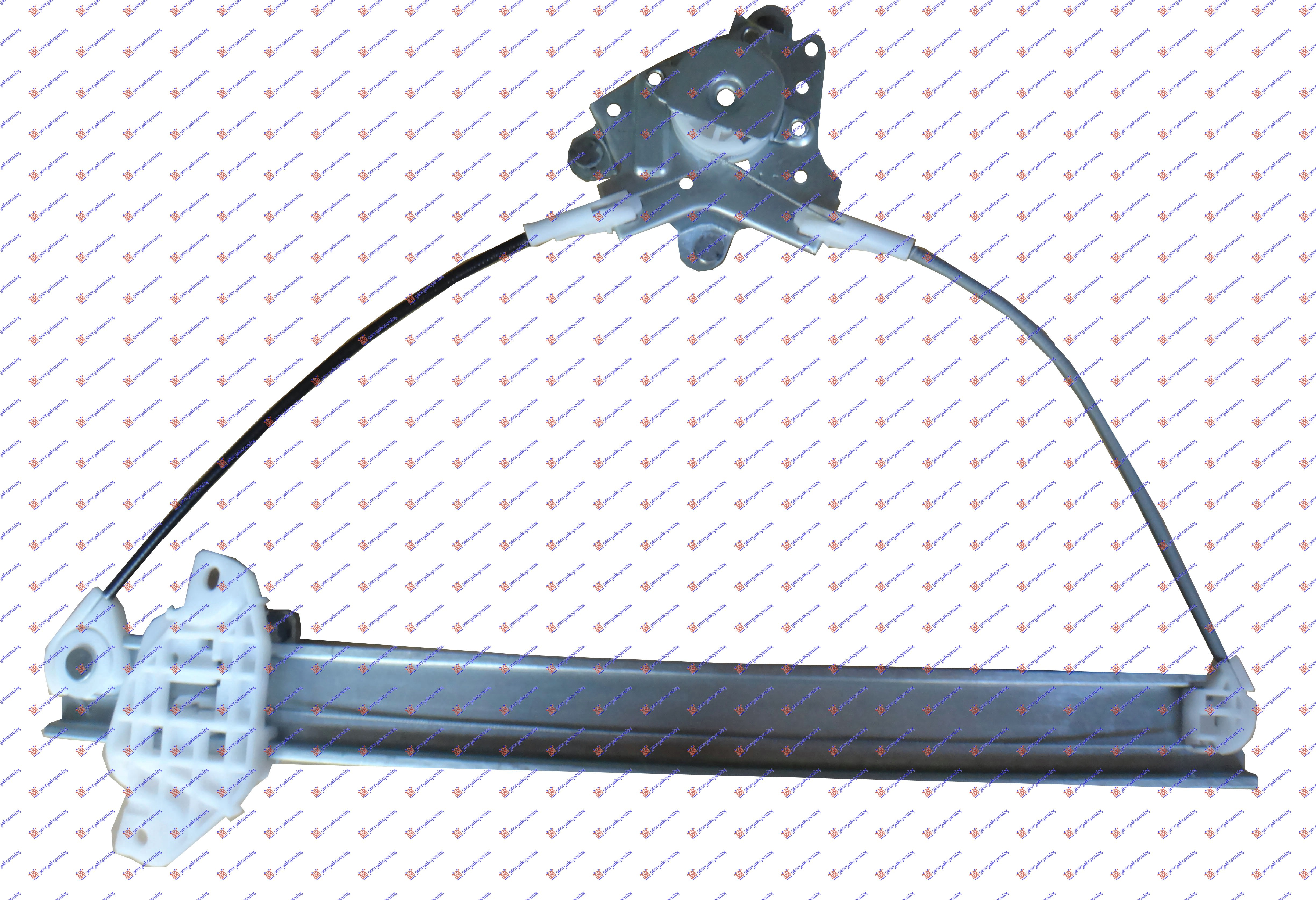 PODIZAC PREDNJEG PROZORA ELEKTRICNI (BEZ MOTORA) NOSAC MOTORA 3 ZUBA HYUNDAI ACCENT SDN 1997-1999 (X-3)