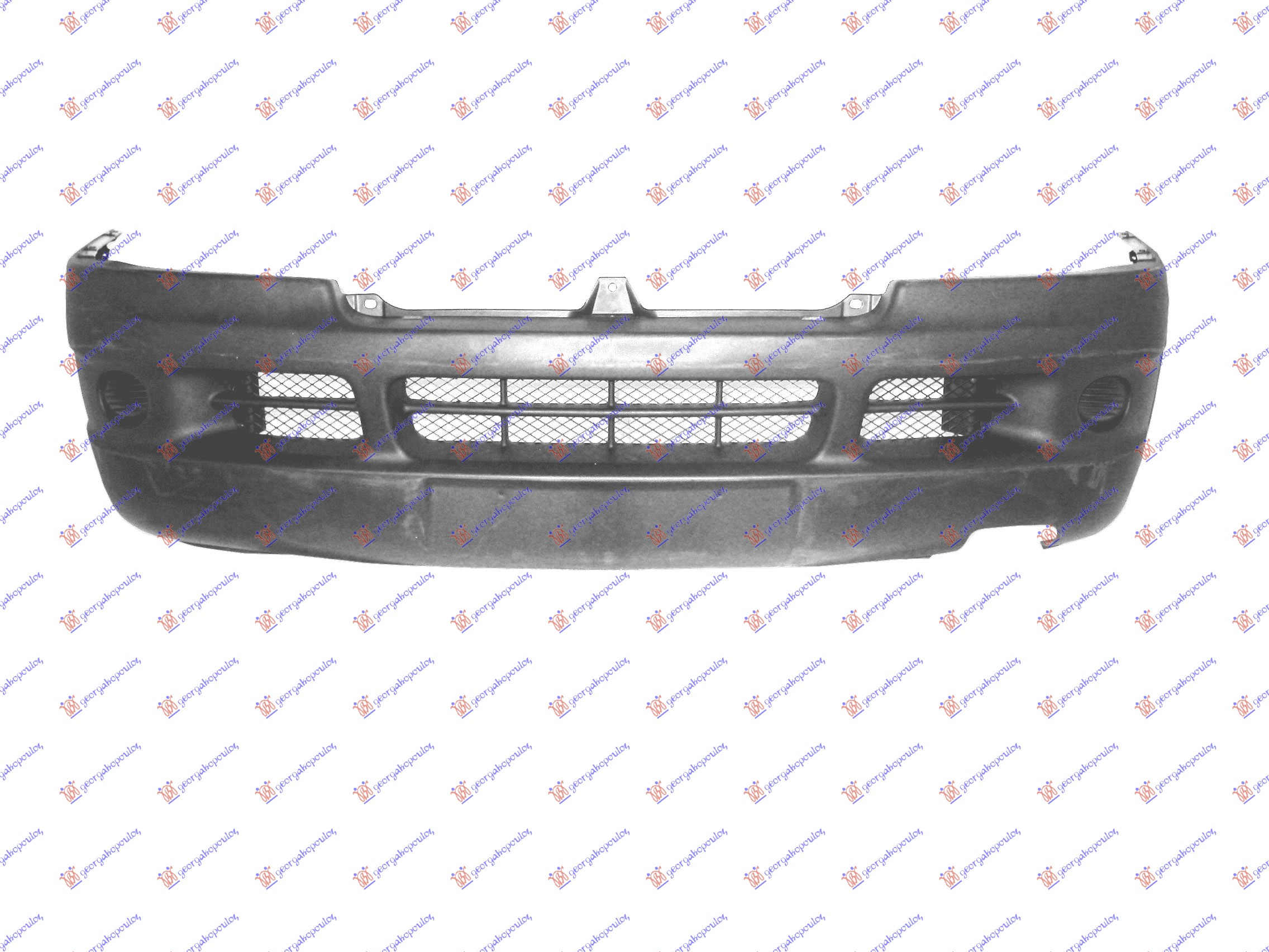 PREDNJI BRANIK SIVI PEUGEOT BOXER II 2002-2006 (244/Z)
