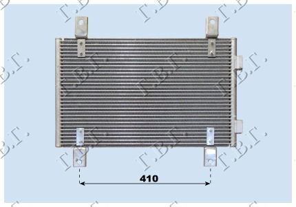 HLADNJAK KLIME BENZIN/DIZEL (537x340x16) (-2004) PEUGEOT BOXER II 2002-2006 (244/Z)