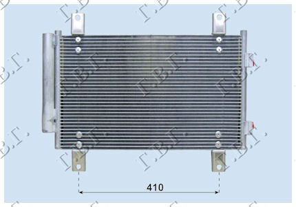 HLADNJAK KLIME BENZIN/DIZEL (537x340x16) 2004-2006 PEUGEOT BOXER II 2002-2006 (244/Z)