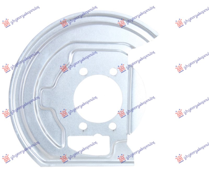 ZASTITA PREDNJEG KOCIONOG DISKA NISSAN QASHQAI 2007-2010 (J10/NJ10)